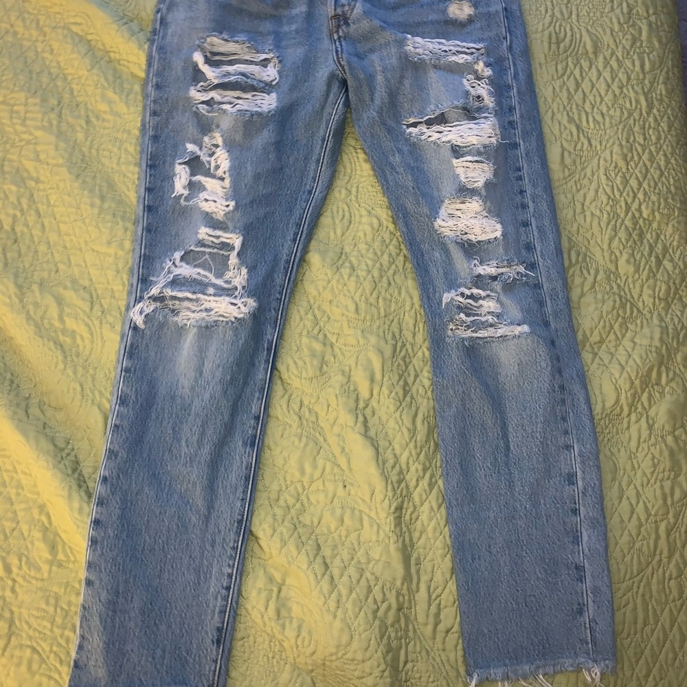 Custom Levi’s boyfriend jeans